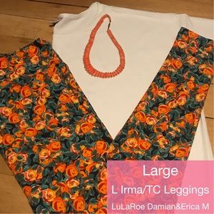 LuLaRoe outfit with TC & lg Irma  NWT